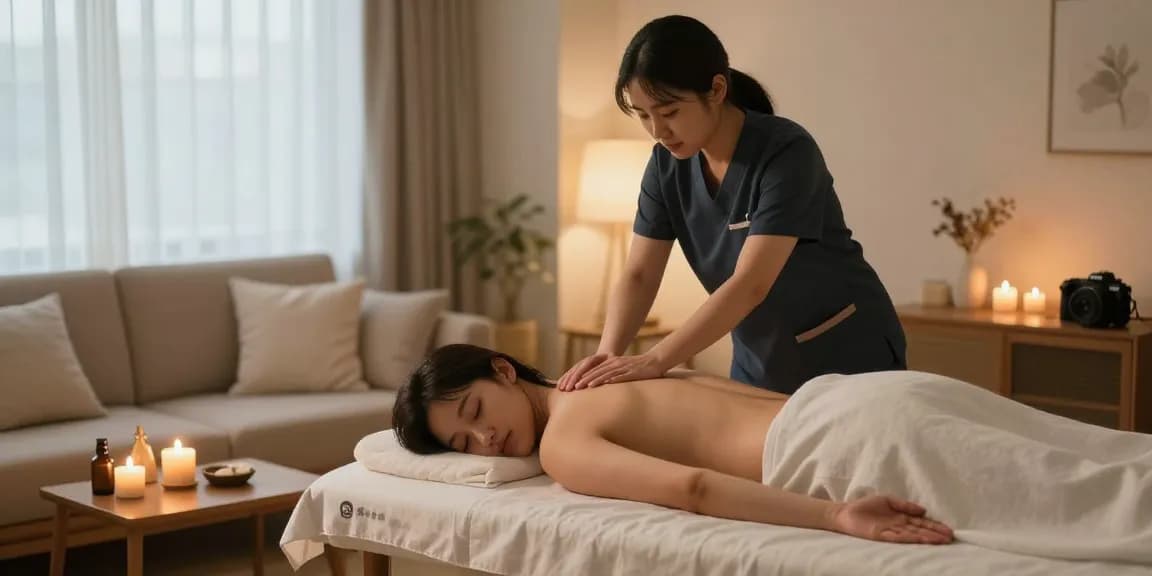 Experience 의정부출장마사지 in a tranquil home setting with a professional massage therapist.