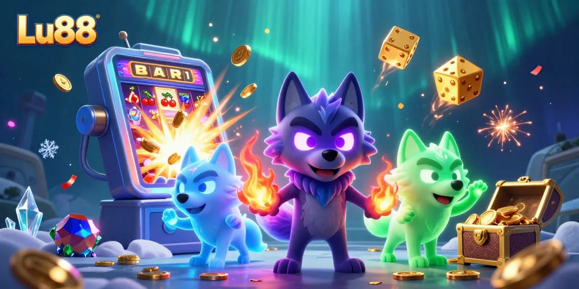 Experience thrilling wins at Lu88 with animated slot machines and dynamic casino excitement.