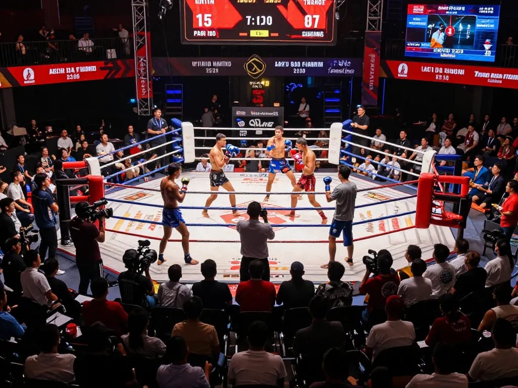 Experience the excitement of gà đá thomo with live action in a vibrant betting arena.