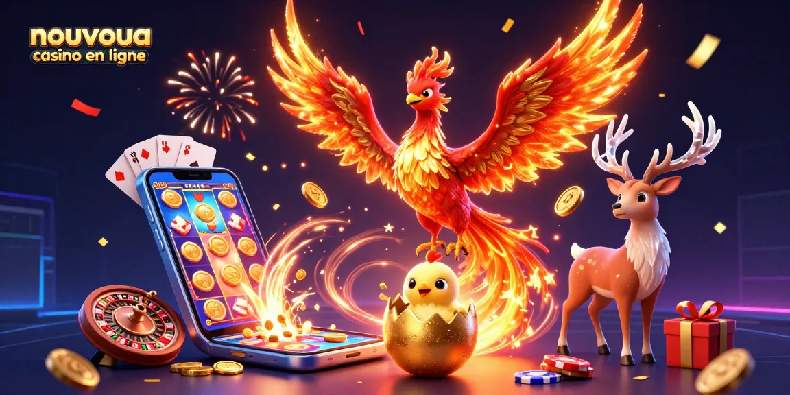 Un nouveau casino en ligne vibrant avec un phoenix, des jeux et des récompenses éblouissantes.