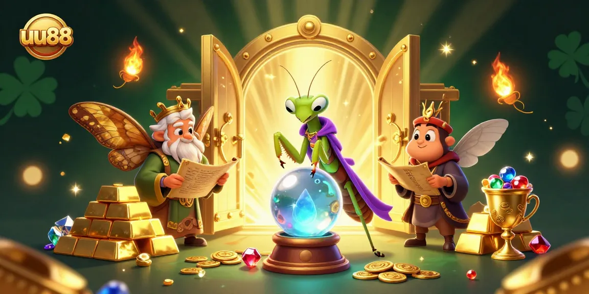 Experience the thrill with uu88, a 3D fortune teller and wise moth adding magic to your gaming adventure.
