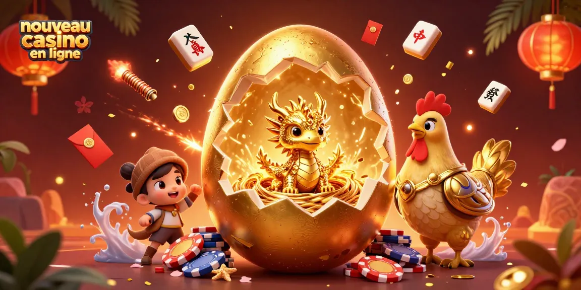 Découvrez les caractéristiques du nouveau casino en ligne à travers cette illustration dynamique avec dragon d'or.