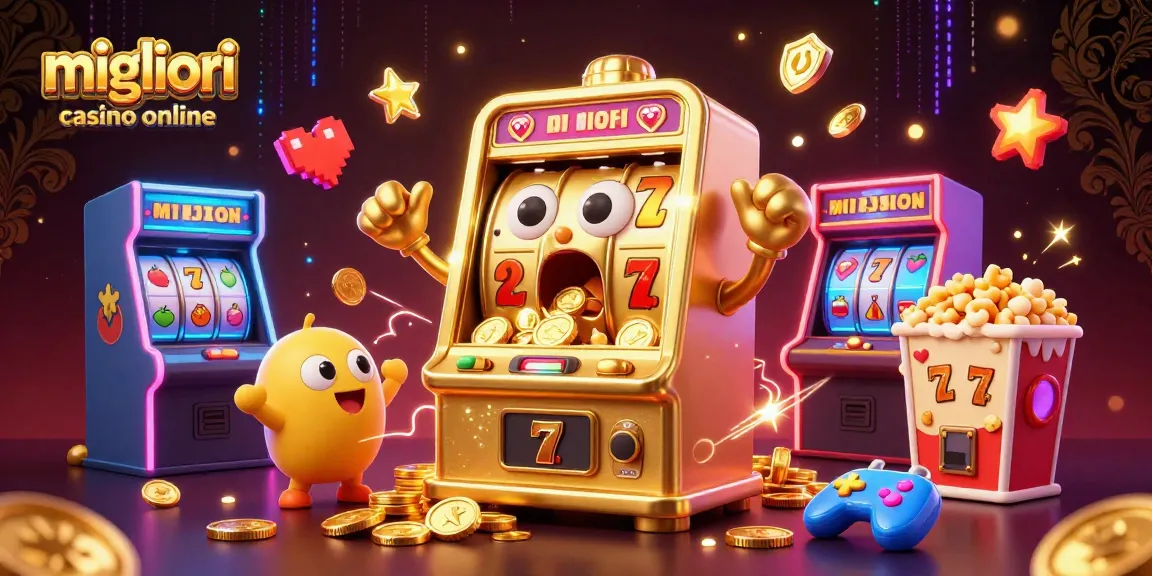 I migliori casino online ti portano in un'avventura con una macchina di slot d'oro che vince monete a raffica!