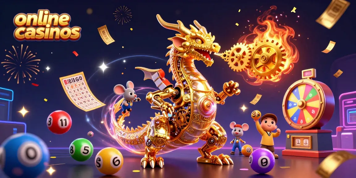 Experience exciting online casinos with vibrant games, golden rewards, and festive energy.