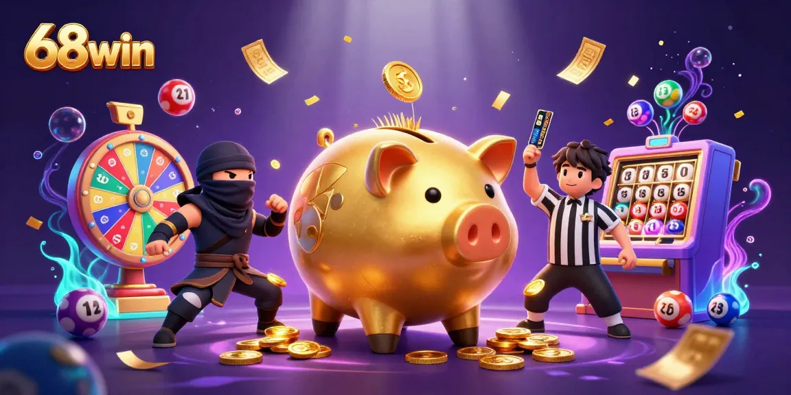 Join the fun at 68win with exciting lottery and casino games featuring vibrant visuals.