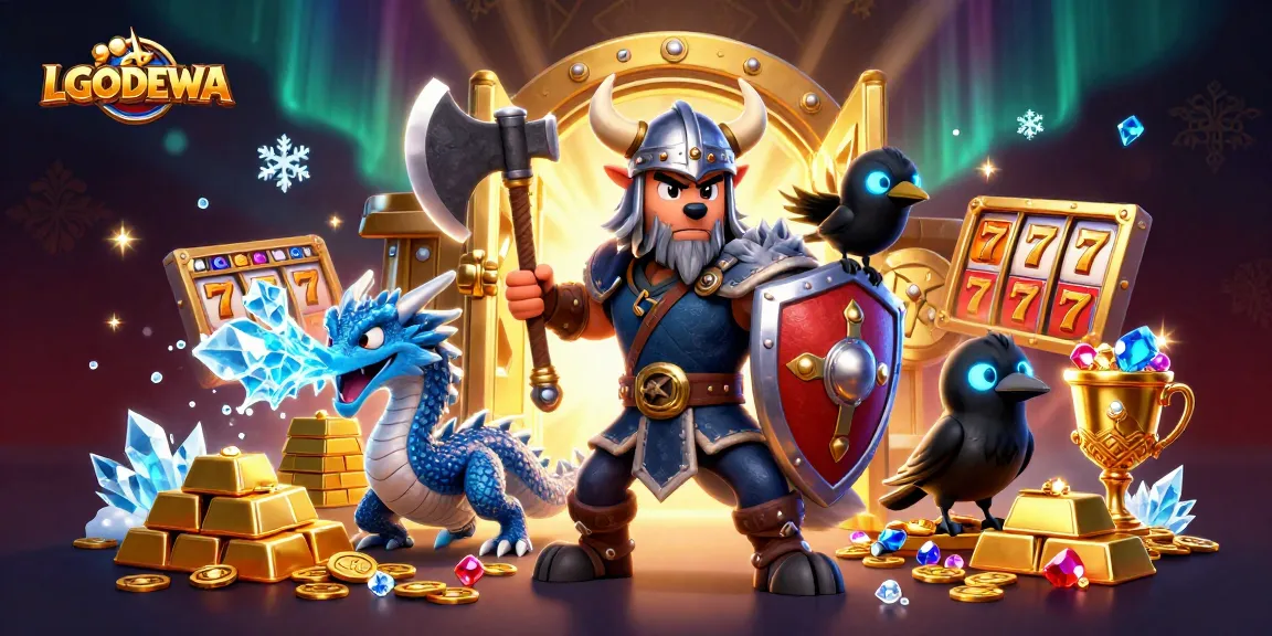 Spin the reels at LGODEWA with a Viking warrior, dragon, and mystical riches.