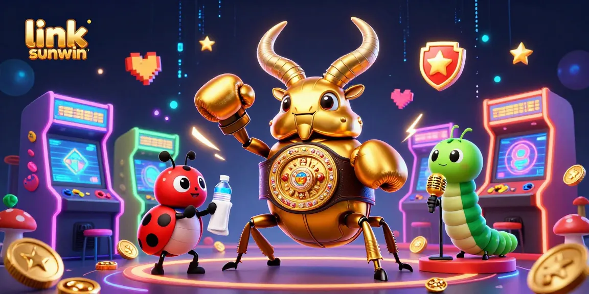 Win big with link sunwin in this vibrant 3D casino illustration featuring exciting game elements.