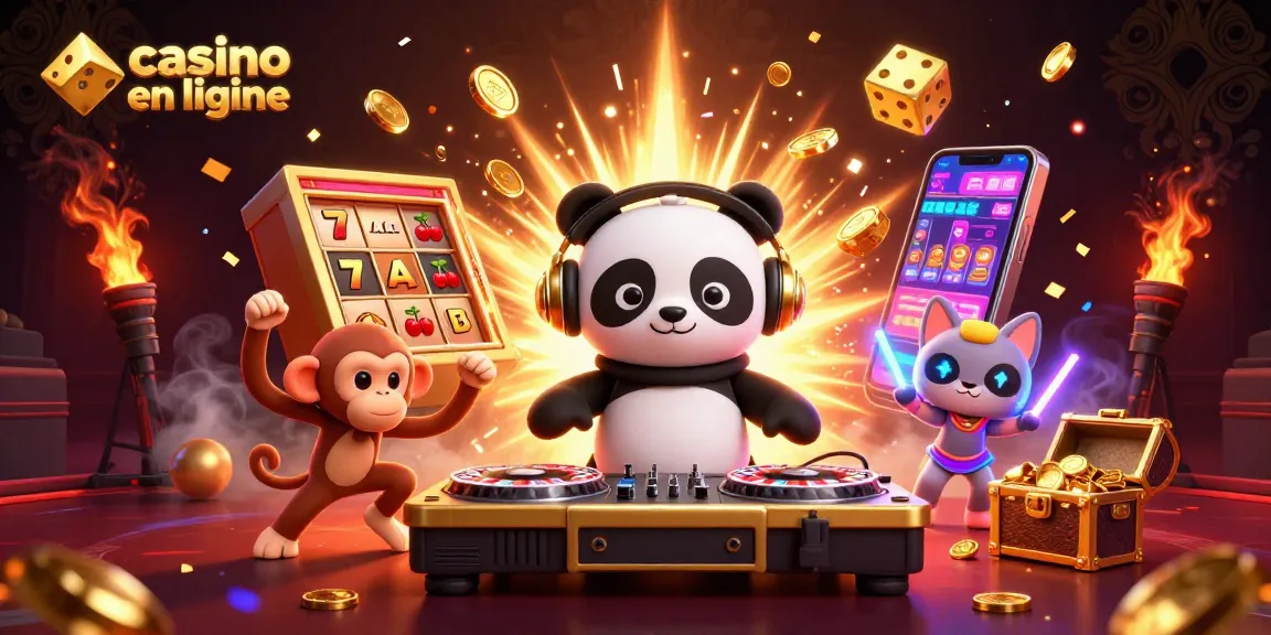Votant pour des jeux passionnants au casino en ligne avec des personnages animés.