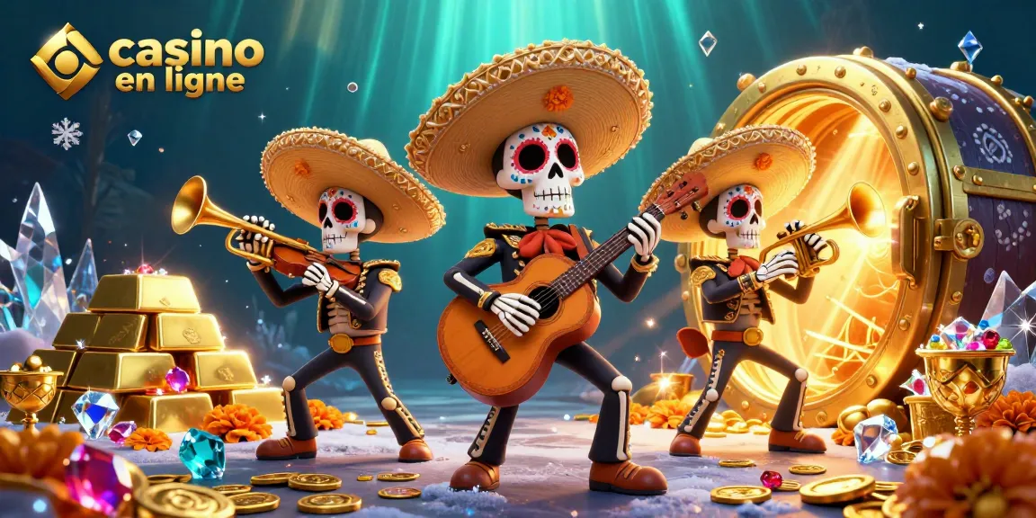 Vibrez avec le casino en ligne en découvrant des trésors et des banderoles de mariachi colorées.