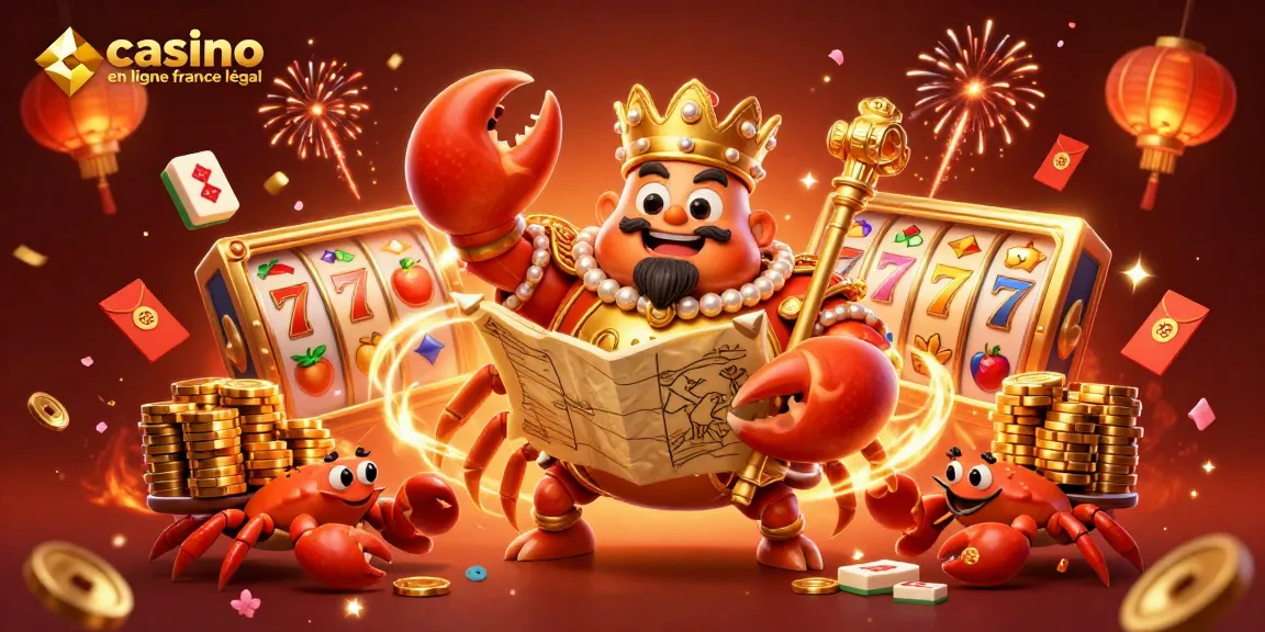 Jouez légalement au casino en ligne France légal avec le crabe empereur et ses joyaux.