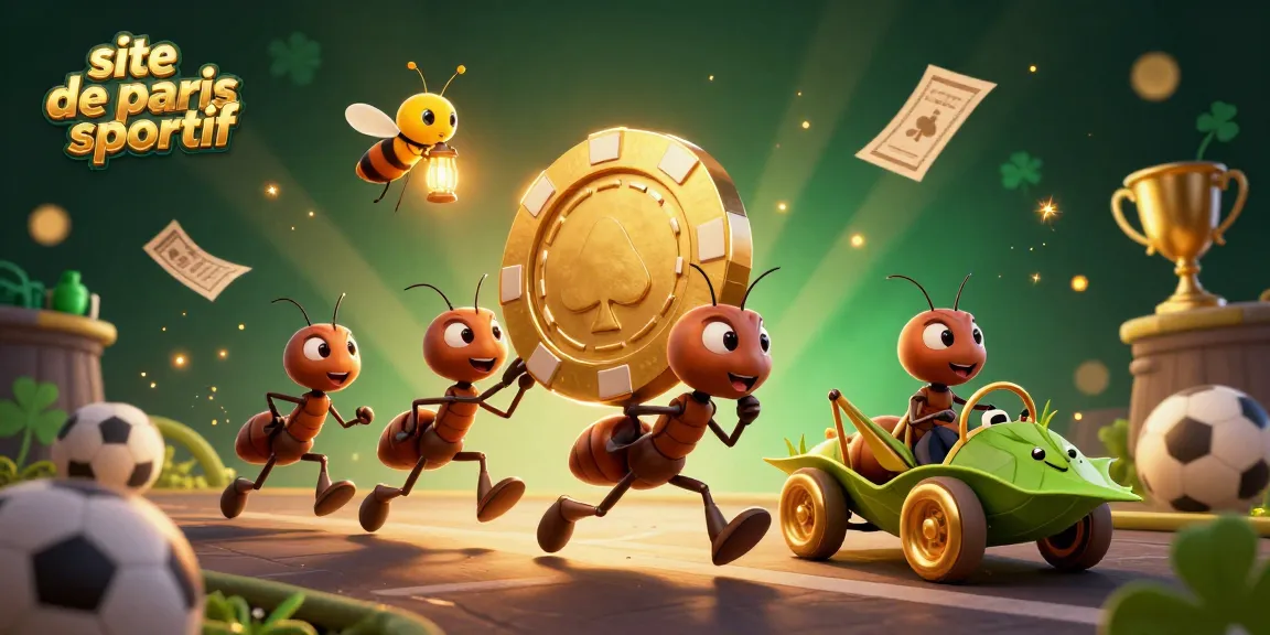 Pariez sur le site de paris sportif avec une bande d'ants en pleine action pendant un braquage.