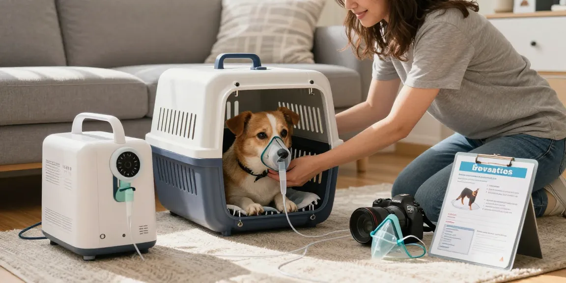 Oxygen therapy box and pet care equipment from https://www.petair.hk/ for pet health support.