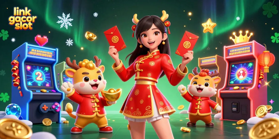 Play exciting games at link gacor slot featuring vibrant characters and rich casino elements.