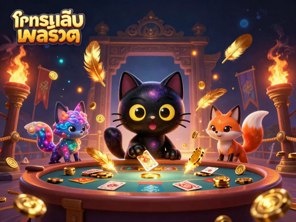 ทดลองเล่นสล็อต สนุกไปกับคาสิโนที่มีเจ้าหนูดำและเพื่อนนกในบรรยากาศจักรวาล