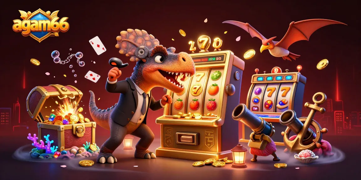 Experience excitement with agam66 as pachycephalosaurus wins jackpot coins playing slots.