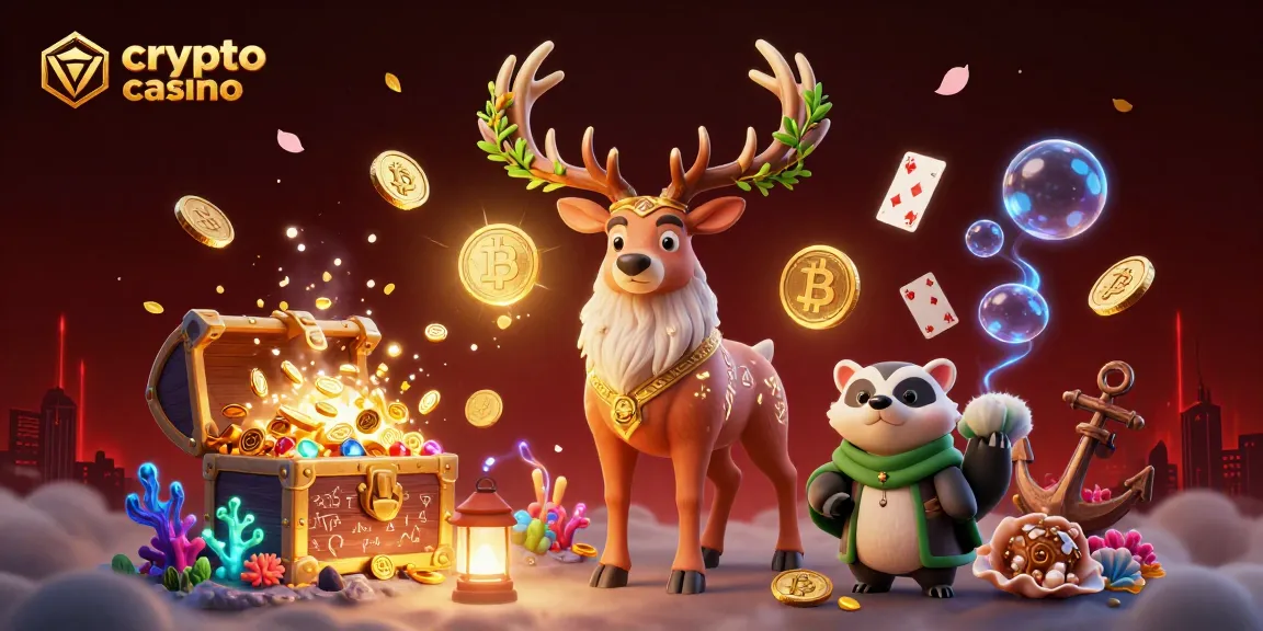 Jouez sur un crypto casino où Bitcoin et Ethereum enluminent les gains avec des personnages animés