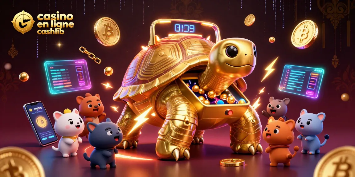Jouez aux jeux du casino en ligne cashlib, avec des animaux amusants dans une scène dynamique et colorée.
