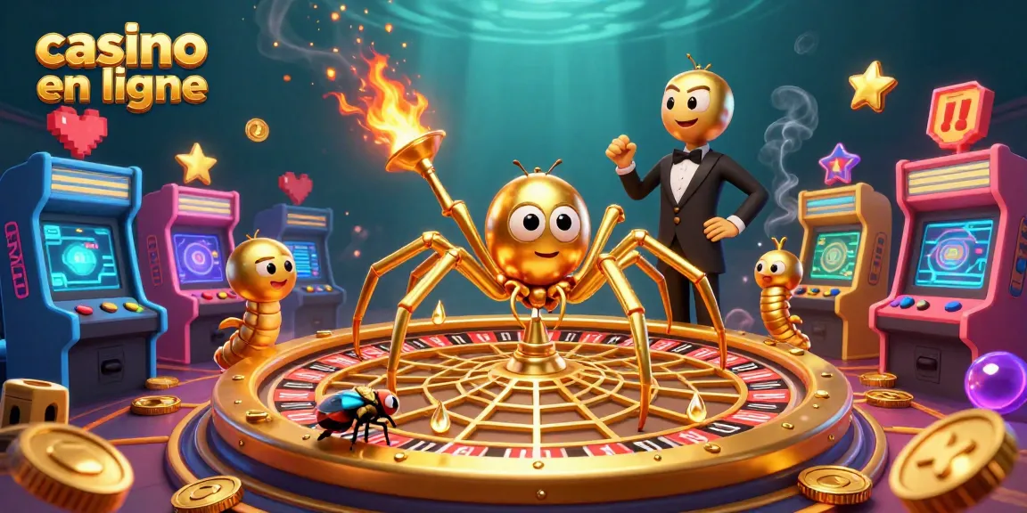 Placer des paris sur casino en ligne avec des éléments de jeux animés captivants.