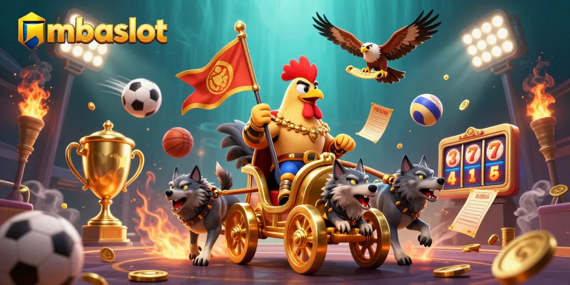 Engage with imbaslot and experience thrilling gaming action in a vibrant 3D casino scene.