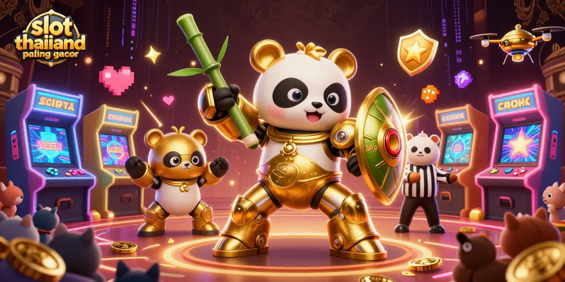 Spin slots and win with the vibrant scene at slot thailand paling gacor, featuring a rich casino atmosphere.