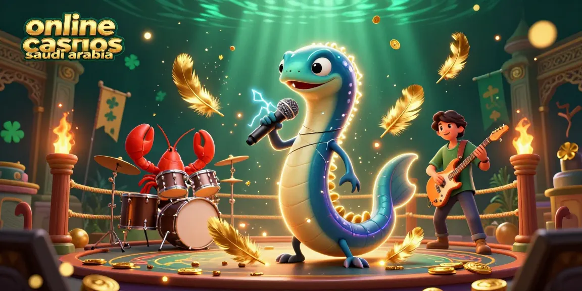 Experience online casinos saudi arabia with an electric eel DJ and vibrant underwater gaming scene.