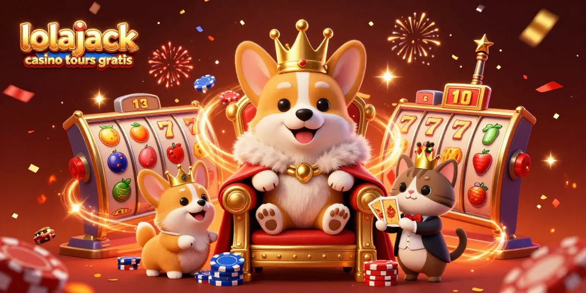 Experience excitement with lolajack casino tours gratuits amidst dazzling slot machines and vibrant casino elements.
