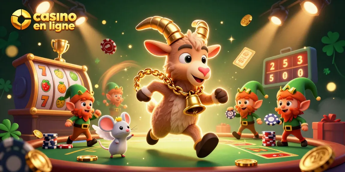 Casino en ligne : immersion dans un univers festif avec personnages mignons et jeux d'argent.