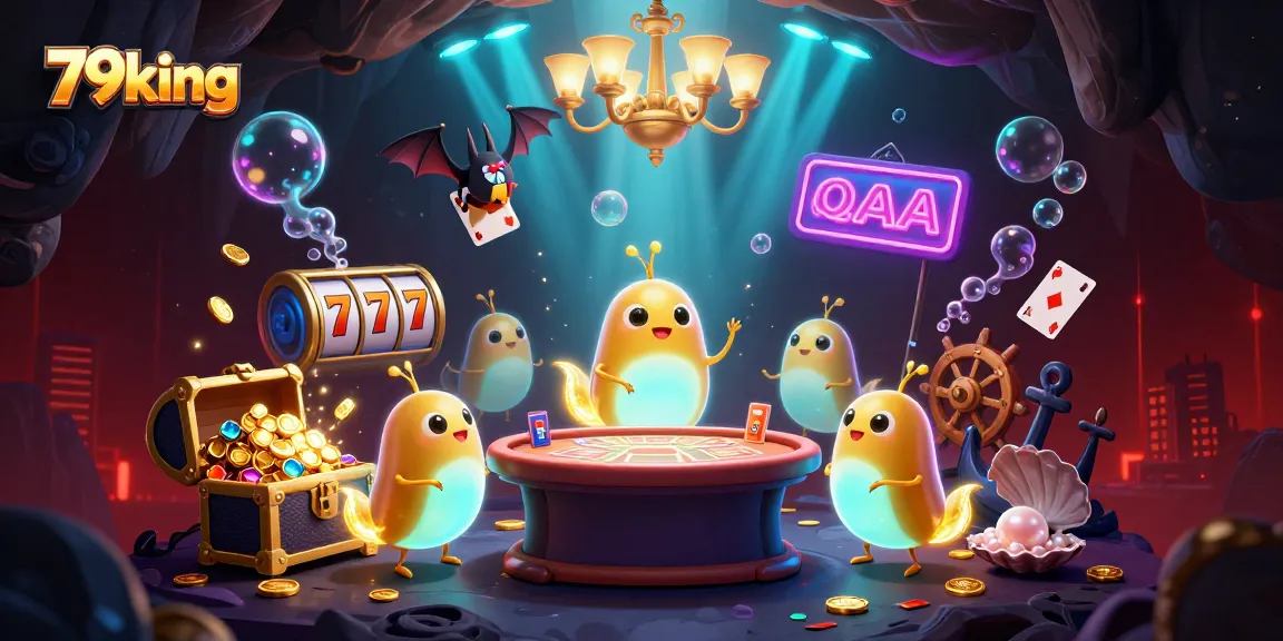 Experience thrilling gameplay with 79king's glowworm casino as vibrant gold coins and slot reels come alive.