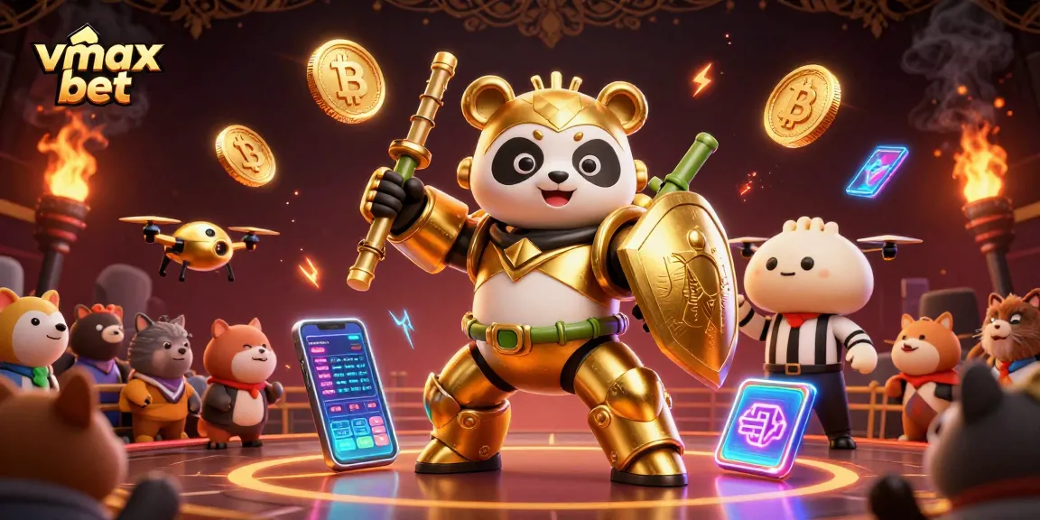 Engage and win with vmax bet in a vibrant 3D casino setting filled with excitement.
