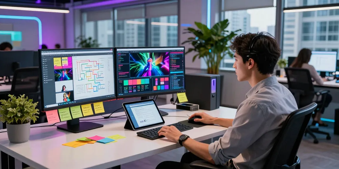 Transform any video into ai video prompts with advanced technology in a vibrant workspace