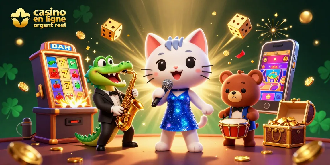 Découvrez le casino en ligne argent réel avec des personnages animés et une ambiance festive