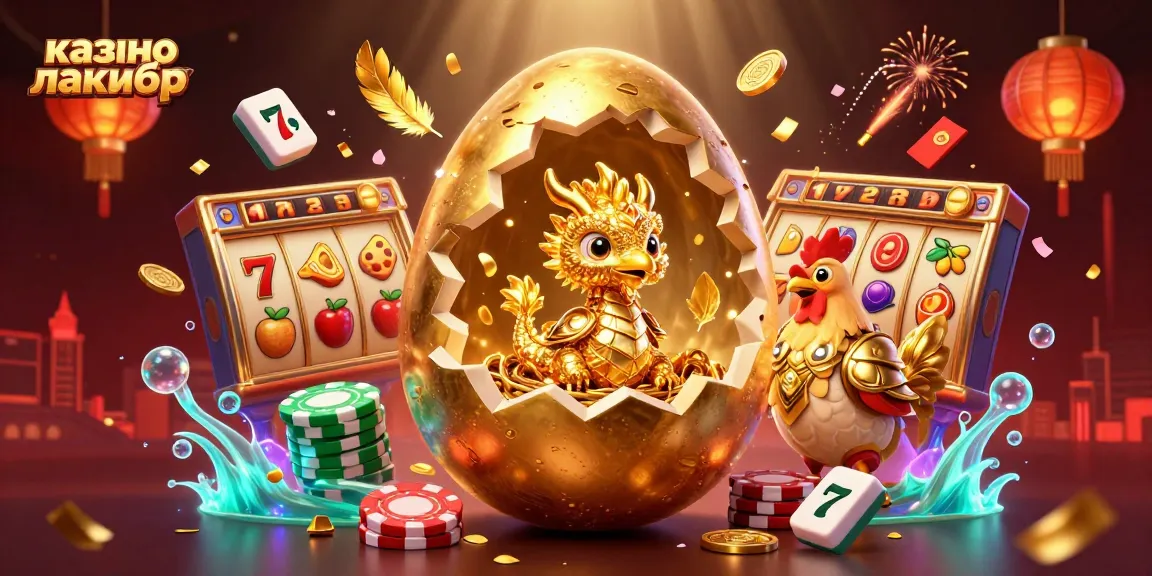 Casinos come alive with exciting scenes at казино лакибир featuring a golden dragon and poker chips.