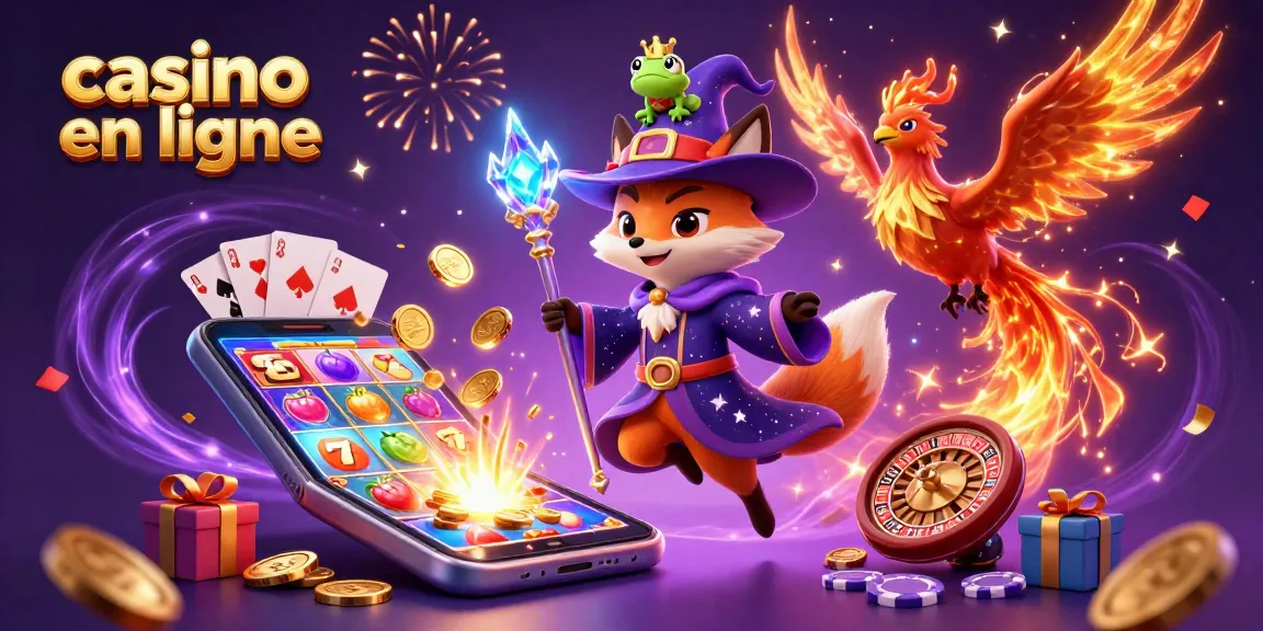Venez découvrir l'univers fascinant des jeux de casino en ligne avec un magicien et un phénix