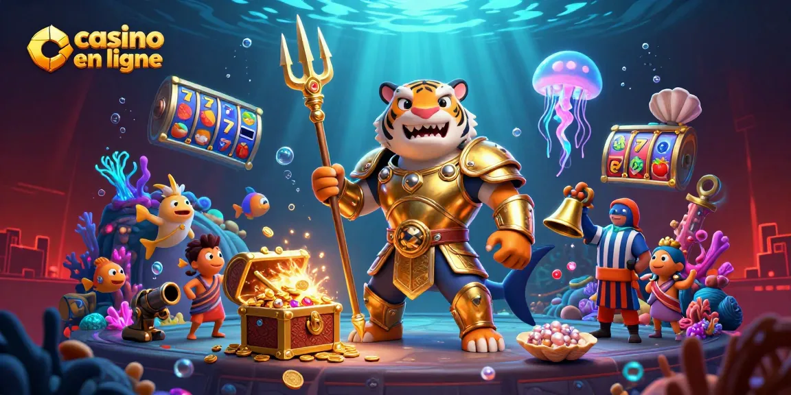 Découvrez un univers fascinant du casino en ligne avec un requin tigre et des jeux éclatants.