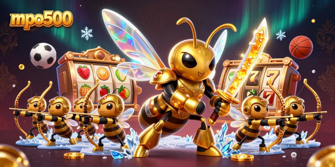 Spin to win with mpo500 as the dazzling hornet leads a slot adventure!