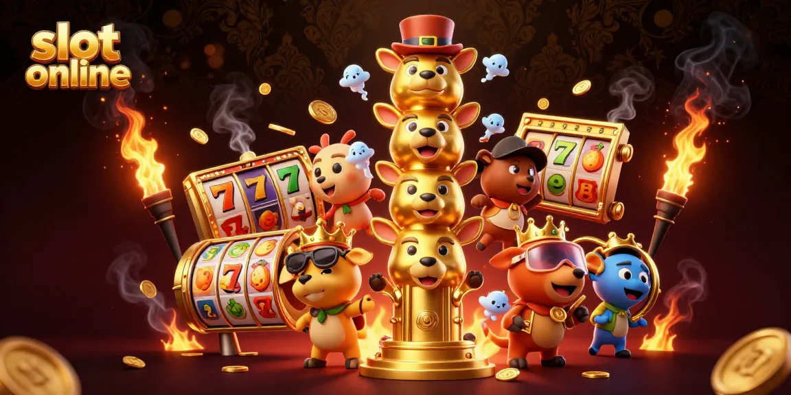 Spin winning slots online with vibrant reels and dynamic golden elements.