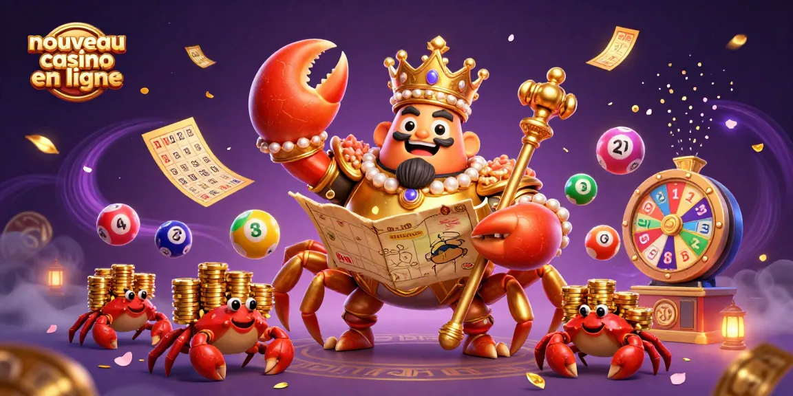 Jouez au nouveau casino en ligne avec l'empereur crabe doré, machines à sous et lots éclatants.