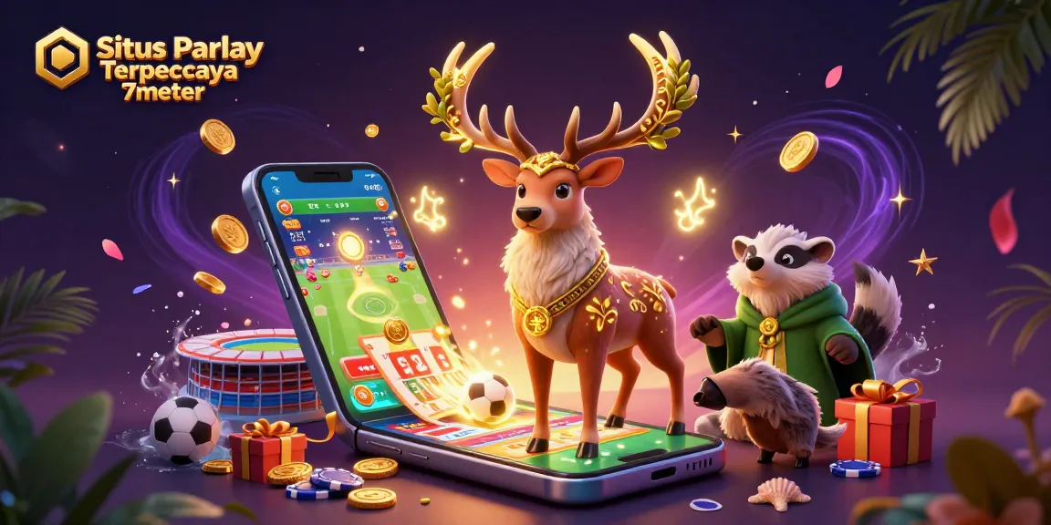 Experience dynamic sports betting excitement with Situs Parlay Terpercaya 7meter in a vibrant scene.