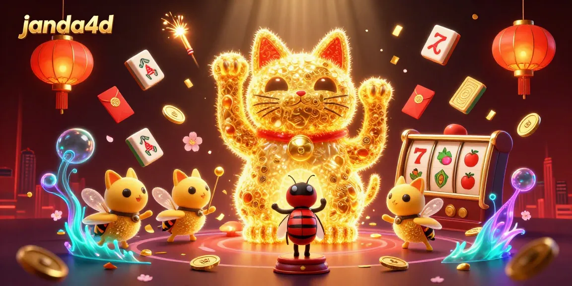 Janda4d menawarkan pengalaman judi online dengan simbol kasino yang mengesankan dan warna cerah.