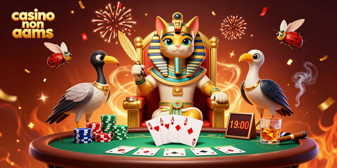 Gioca al casino non AAMS con carte da poker, faraoni e scommesse emozionanti.