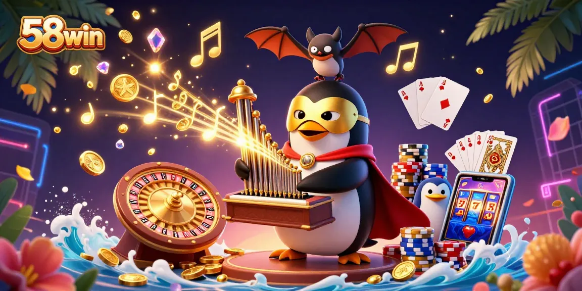 Experience the thrill of 58win with vibrant slots and games in a captivating 3D world.