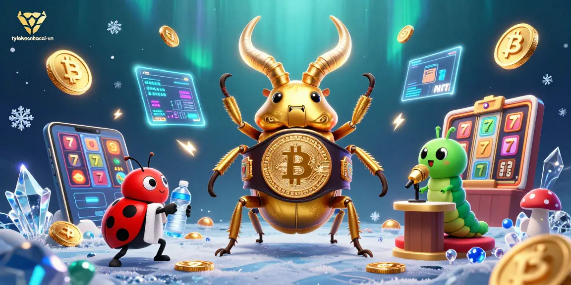 Experience the excitement of tylekeonhacai-vn with a vibrant casino showdown featuring 3D cartoon characters.