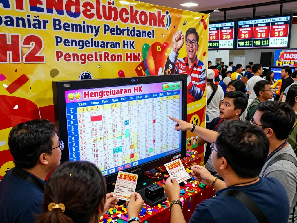 Exciting Togel Hongkong lottery event showcasing live Pengeluaran HK results with enthusiastic players and vibrant decorations.