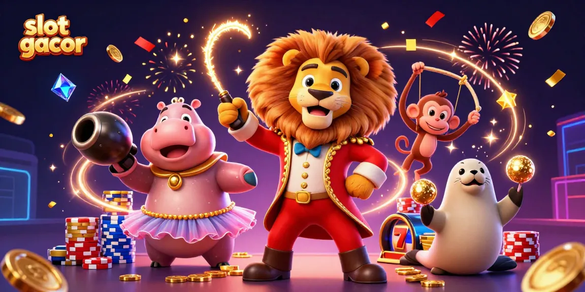 Experience the excitement of slot gacor with immersive 3D cartoon characters and casino themes.