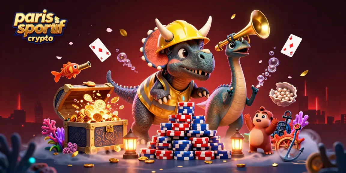 Pariez sur paris sportif crypto avec des personnages et éléments de jeu animés dans un monde vibrant.