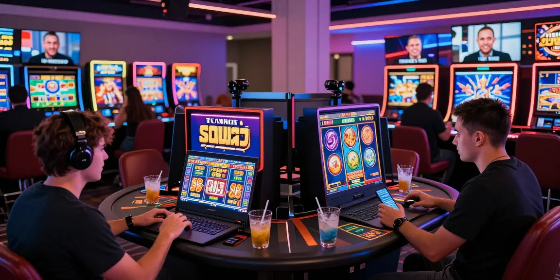 Engaging players experiencing the thrill of credit card casinos in a vibrant digital casino.