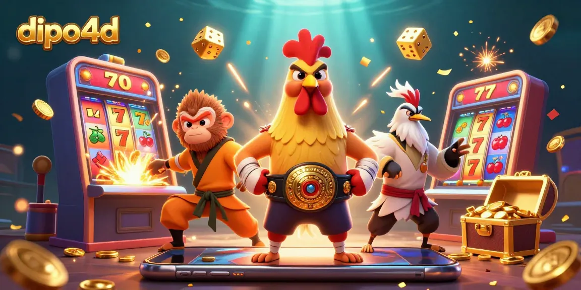 Experience dipo4d's exclusive slots with vibrant 3D characters and thrilling casino elements.