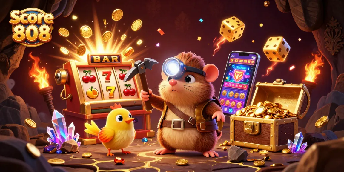 Experience the thrill with Score 808's vibrant treasure hunt for gamblers.