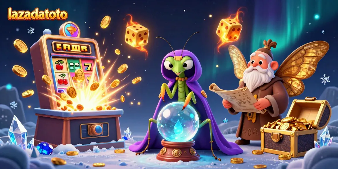 Mengelola permainan di lazadatoto, dengan slots dan jackpot yang penuh warna, menarik perhatian pemain.