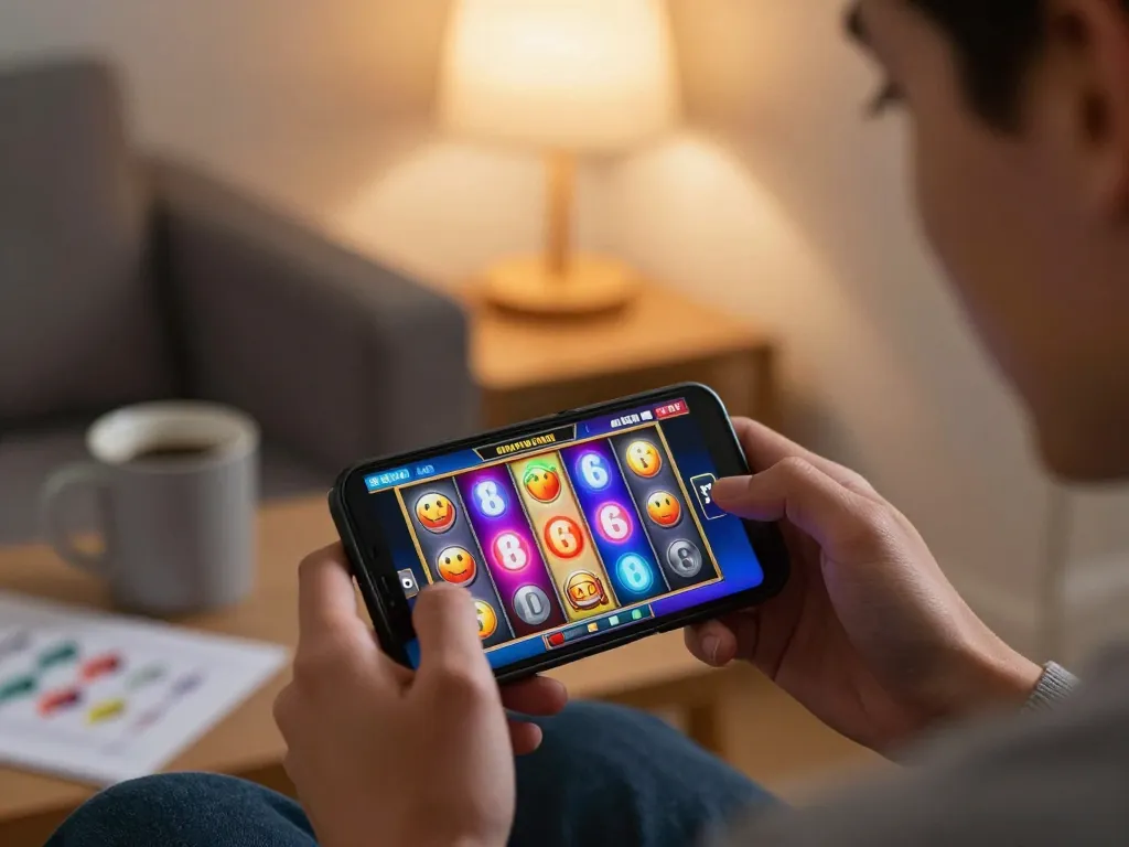 Spin the reels of MDG188's slot games while enjoying a cozy home setting.